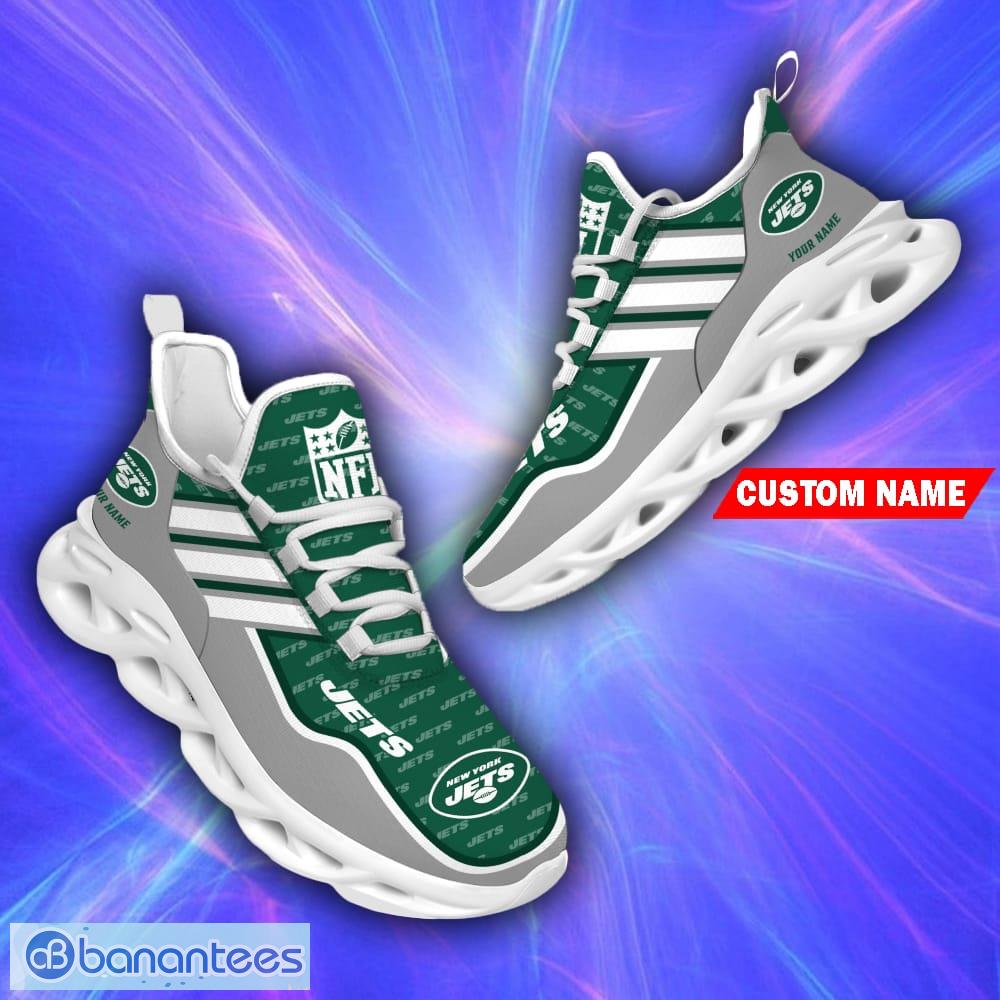 Custom Name New York Jets NFL Logo New Add Max Soul Shoes Men