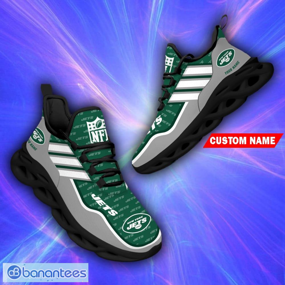 NFL Chunky Sneakers New York Jets Logo Mix Color Max Soul Shoes