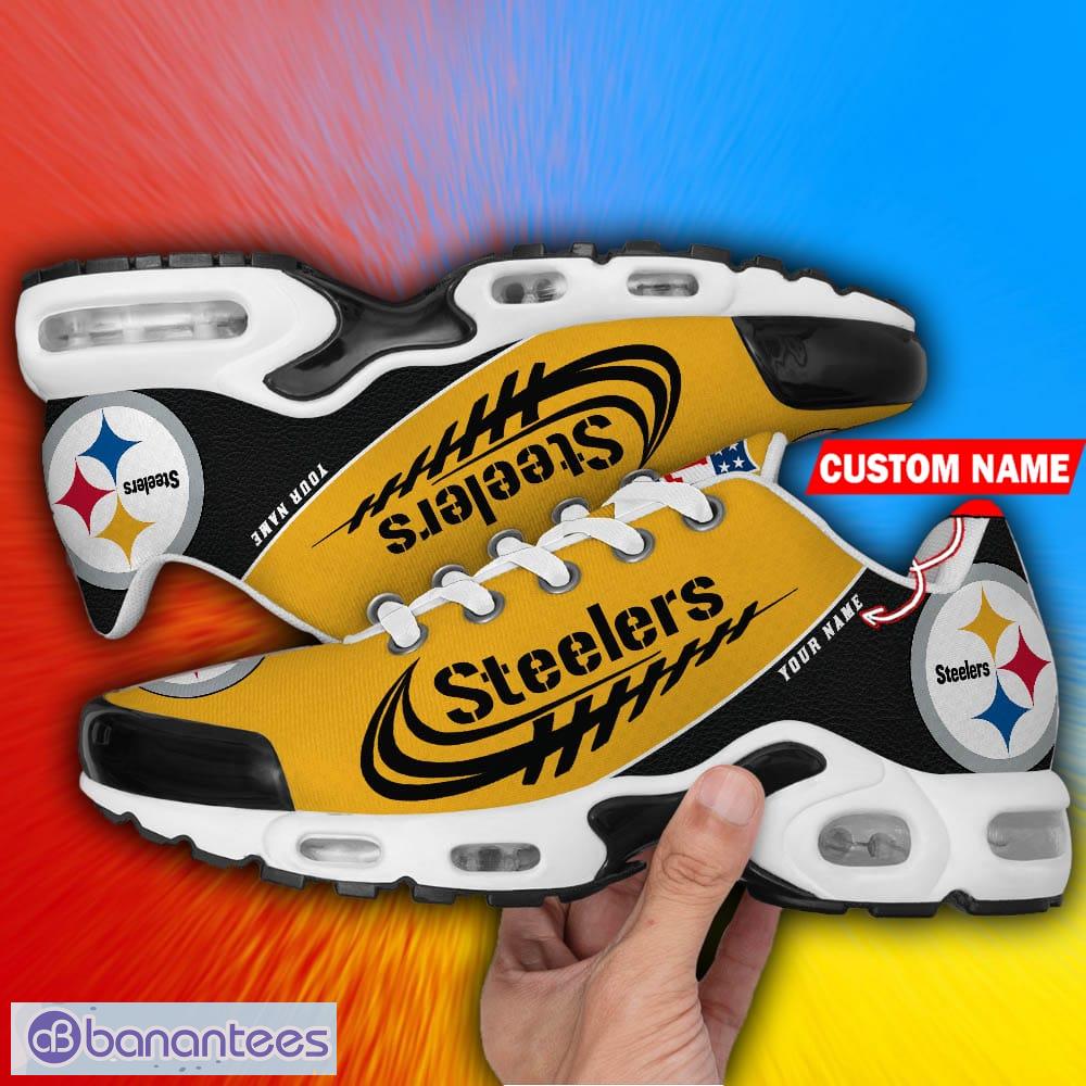 Pittsburgh Steelers Custom Name NFL Air Jordan 11 Shoes For Men