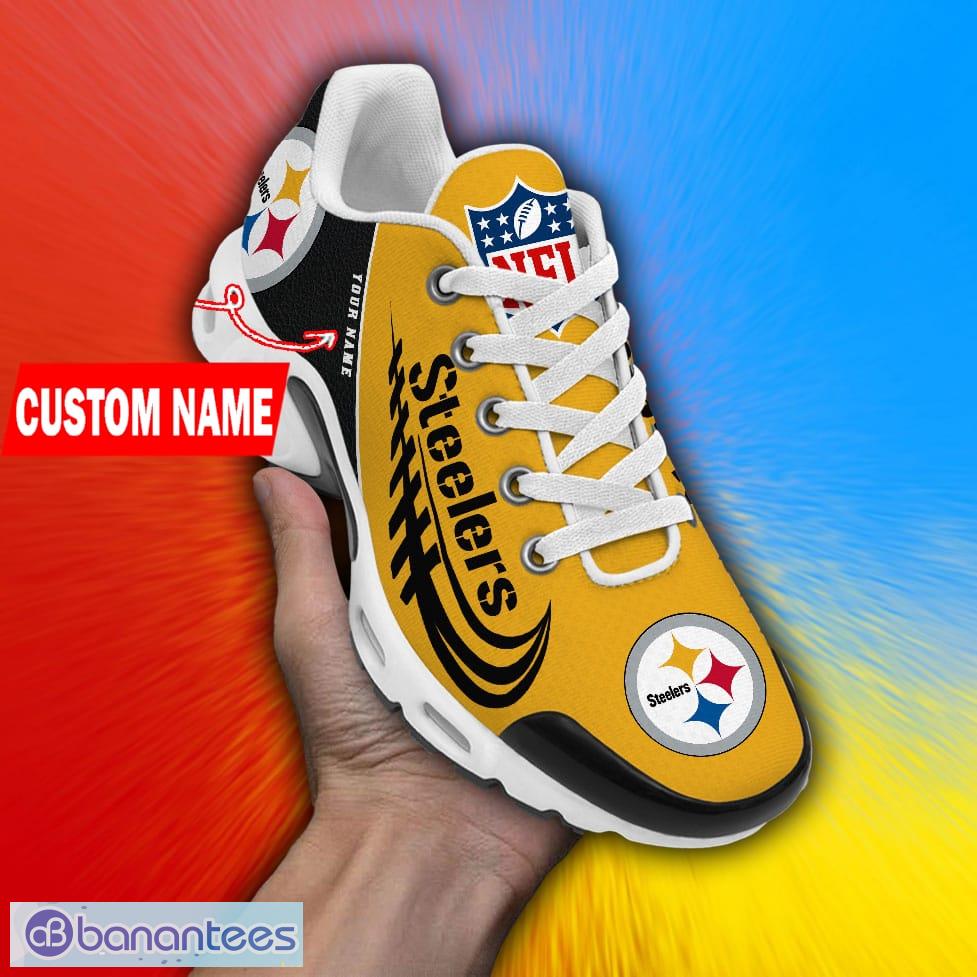 Pittsburgh Steelers NFL Air Cushion Sports Shoes Custom Name For Men Women