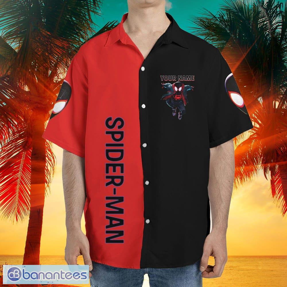 Spider-man Hawaii Shirt Avengers Superhero Tropical Hawaiian 