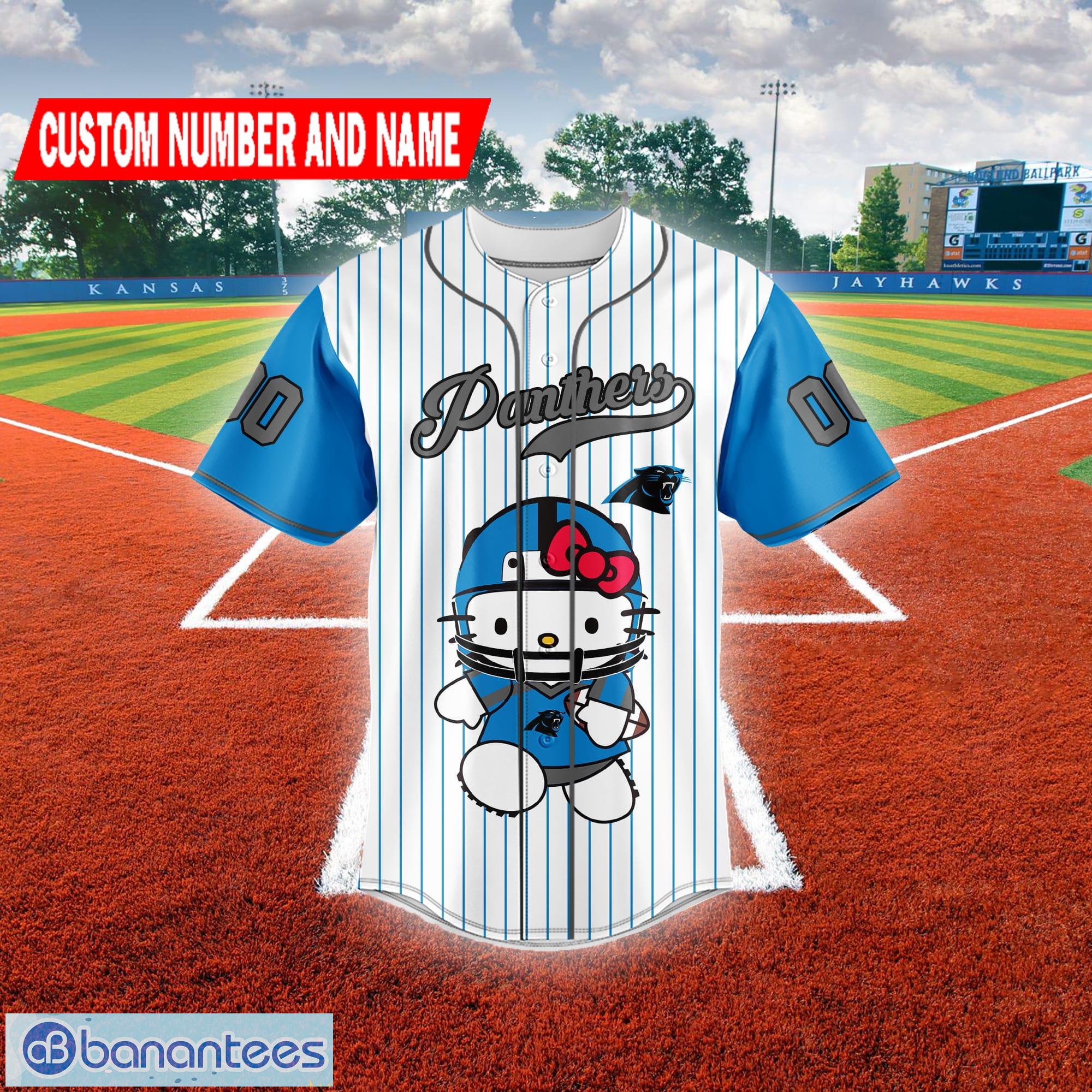 Custom Carolina Panthers Baseball Jersey Wonderful Carolina