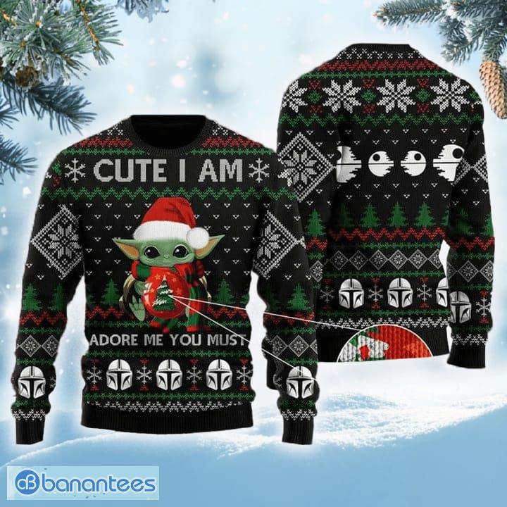 Columbus Blue Jackets Santa Hat Snowflake 3D Ugly Christmas