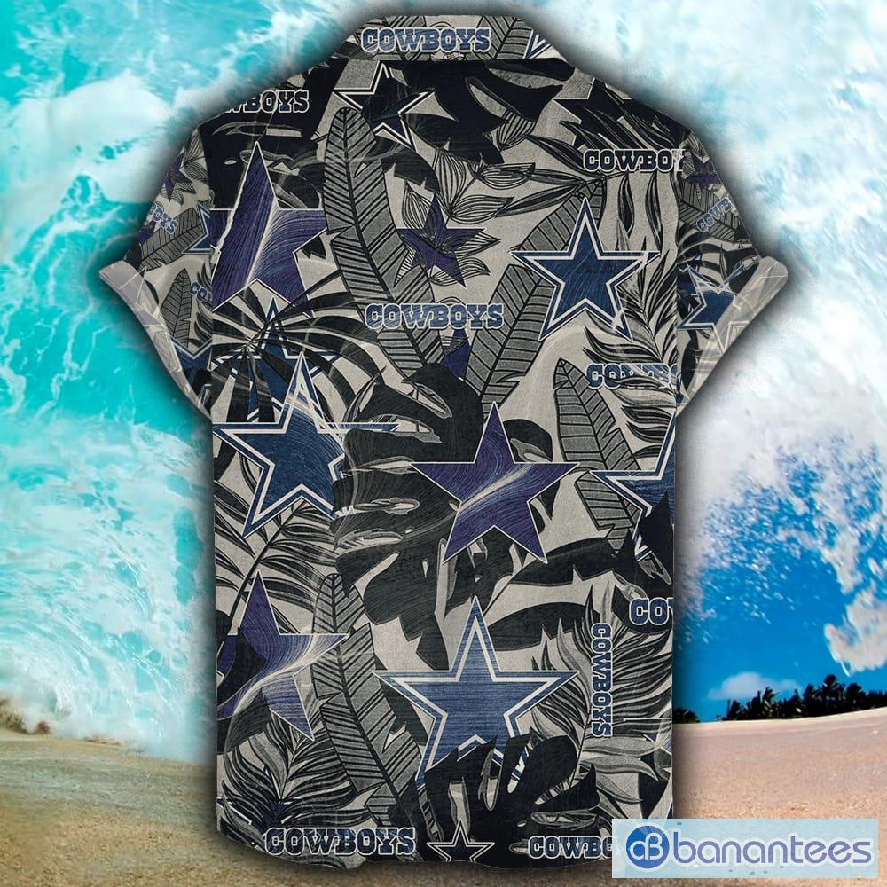 Dallas Cowboys NFL Flower 3D Hawaiian Shirt And Short For Fans - Banantees