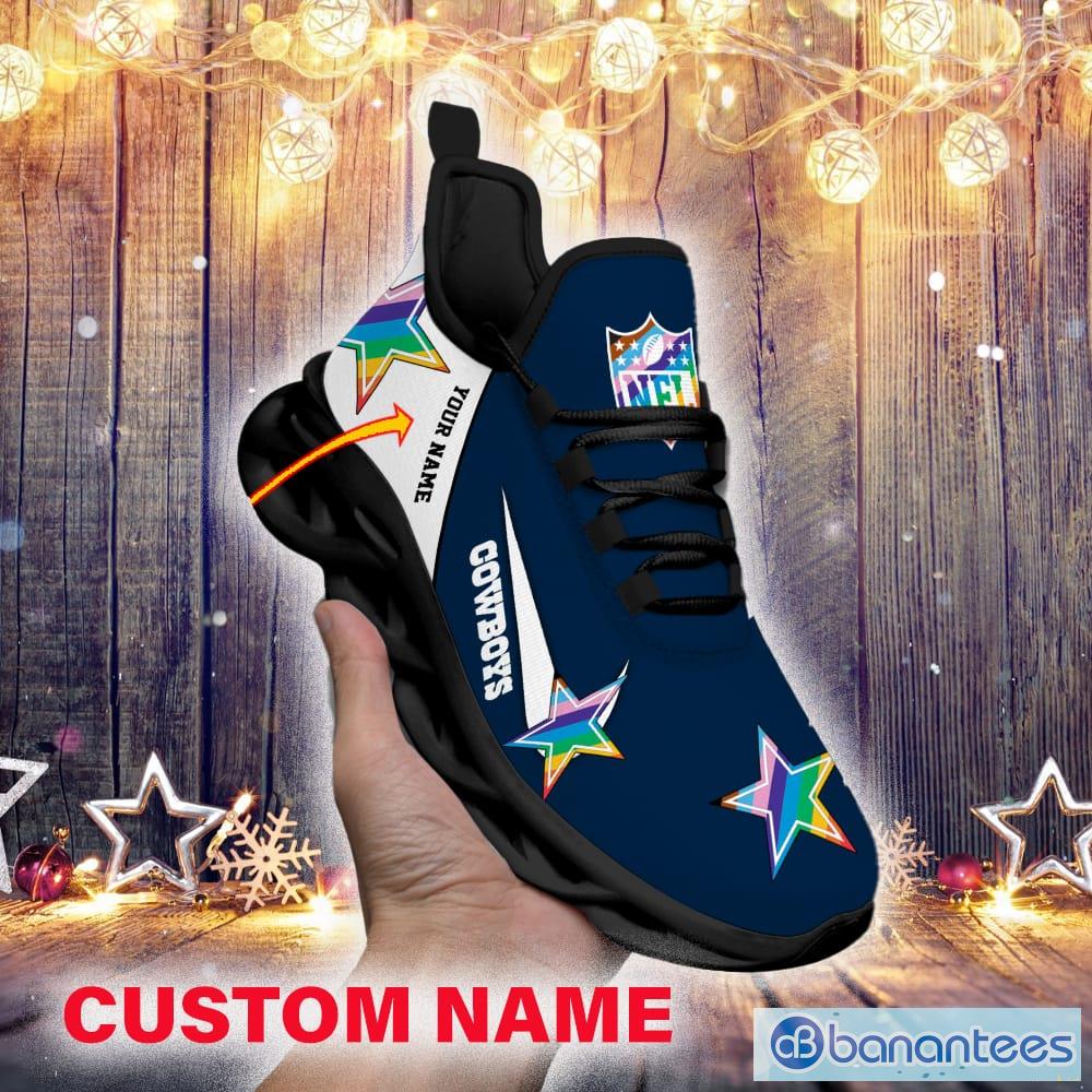 Nfl Dallas Cowboys Custom Name Max Soul Shoes Chunky Sneakers