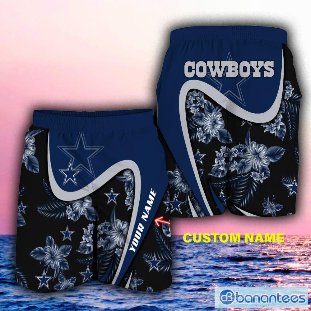 Dallas Cowboys Custom Name NFL Hawaiian Shirt And Shorts Gift For