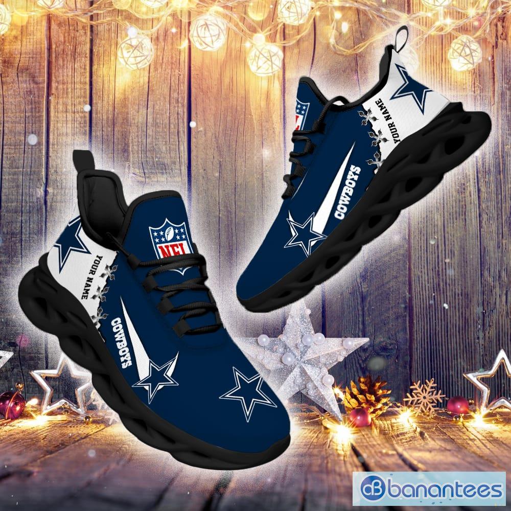 Dallas Cowboys Custom Name NFL Premium Luxury Max Soul Shoes Gift For Fans  Running Sneaker - Banantees