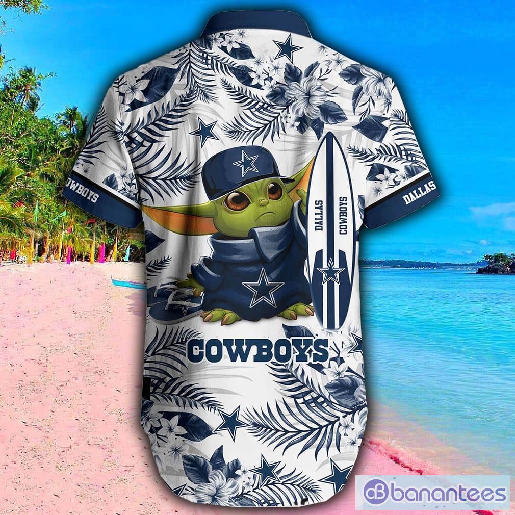 Dallas Cowboys Navy Hawaiian Shirt Gift For Fans - Banantees