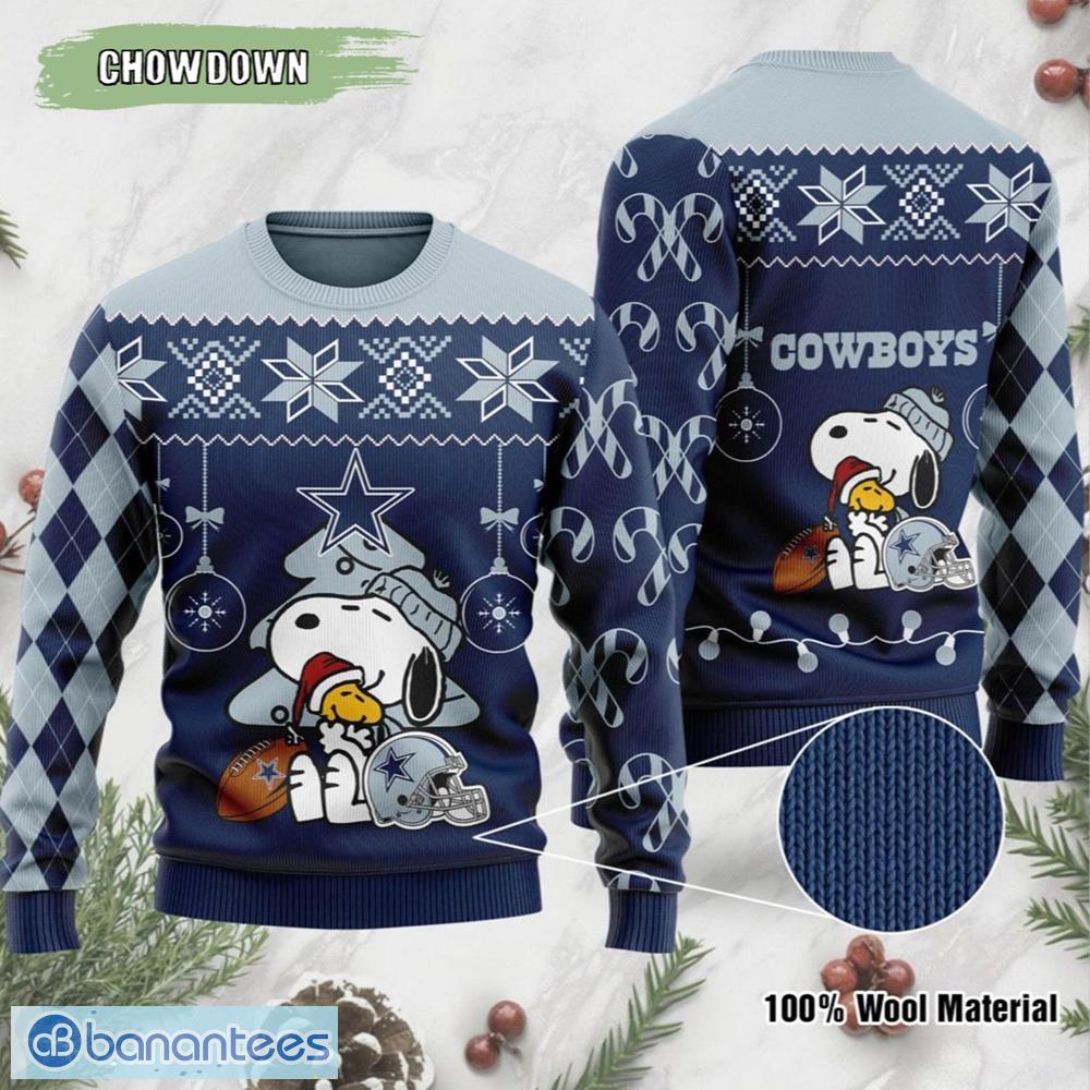 Dallas Cowboys Christmas Reindeers Pattern Ugly Sweater For Men Women -  Banantees