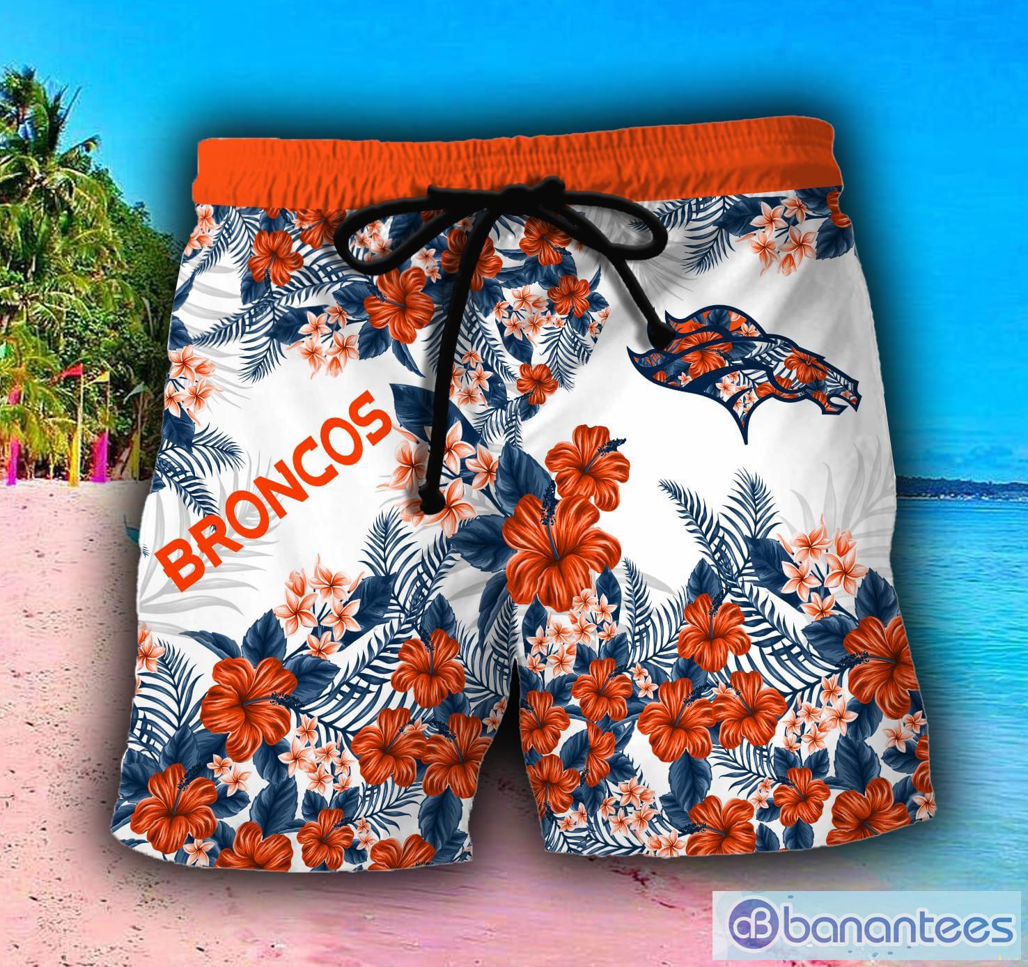 Denver Broncos NFL Football 3D Hawaiian Shirt And Shorts For Men