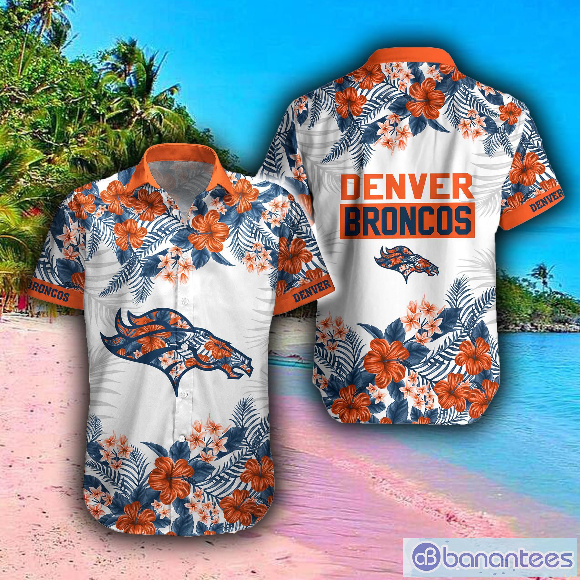 Denver Broncos Custom Name NFL Hawaiian Shirt And Shorts Gift For Men And  Women Fans - Banantees