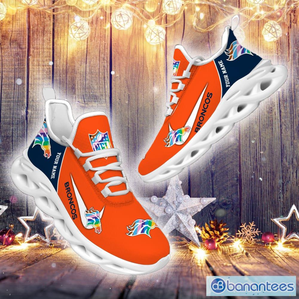 Denver Broncos NFL 3 Colors Mix Low Top Skate Shoes For Men And