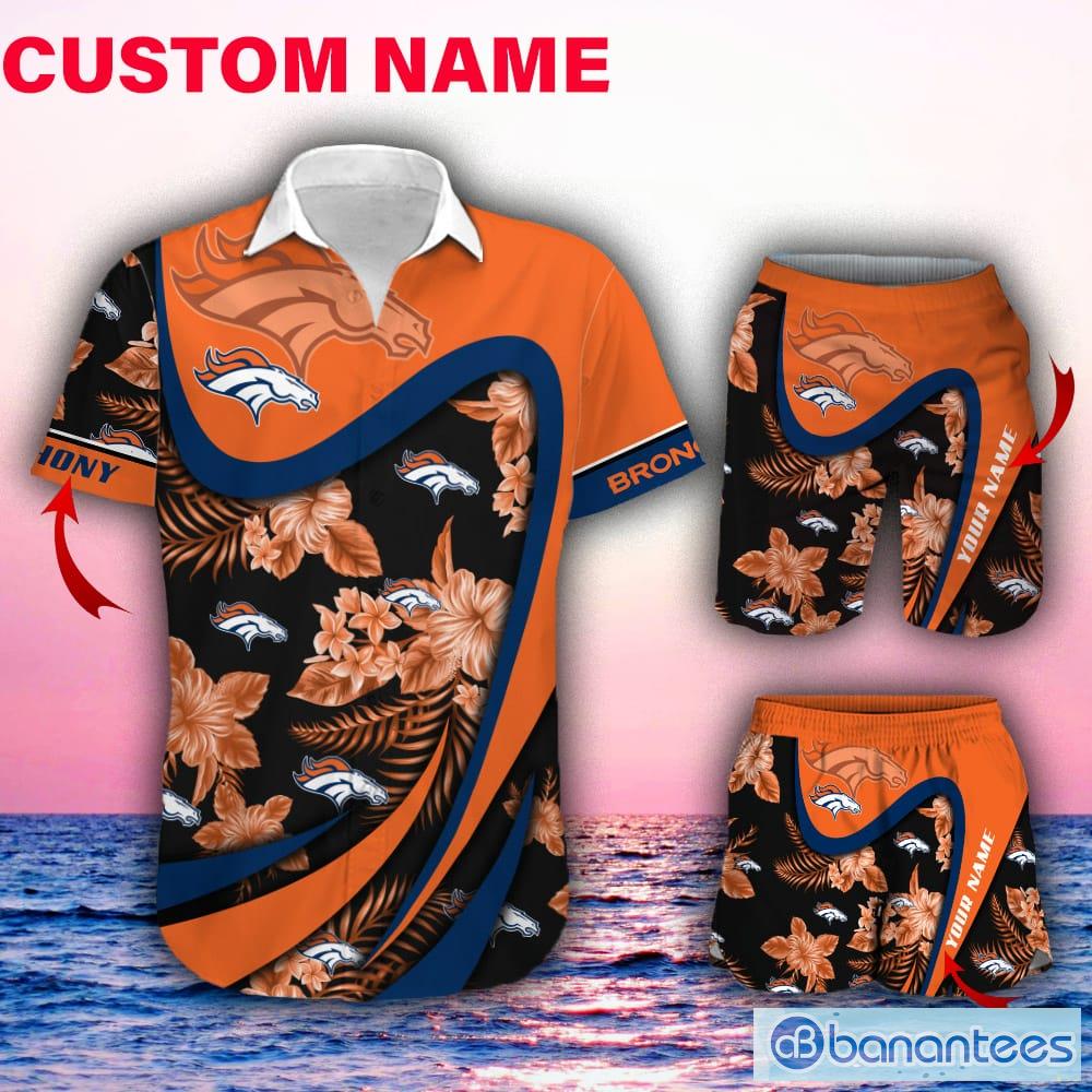 Denver Broncos NFL Flower Hawaiian Shirt Best Gift For Men And Women Fans