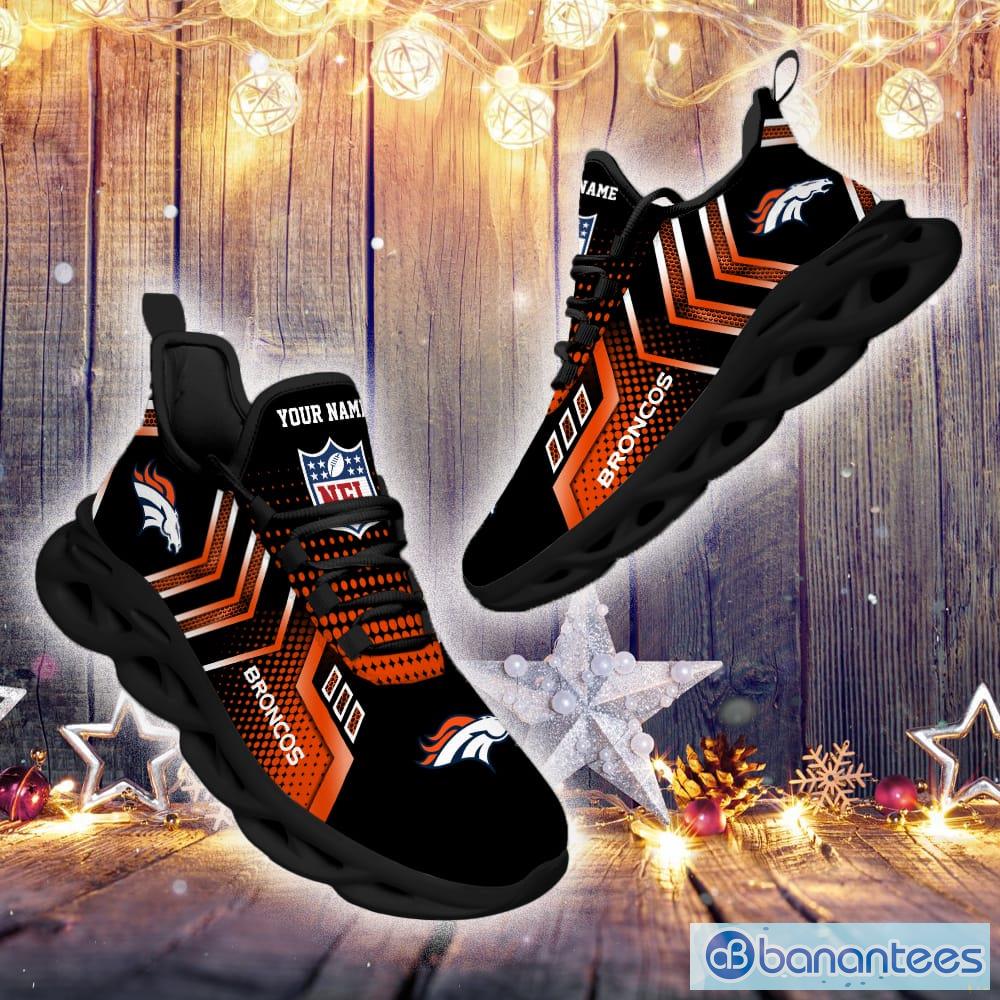 Denver Broncos Personalized Name NFL Max Soul Shoes Men And Women For Fans