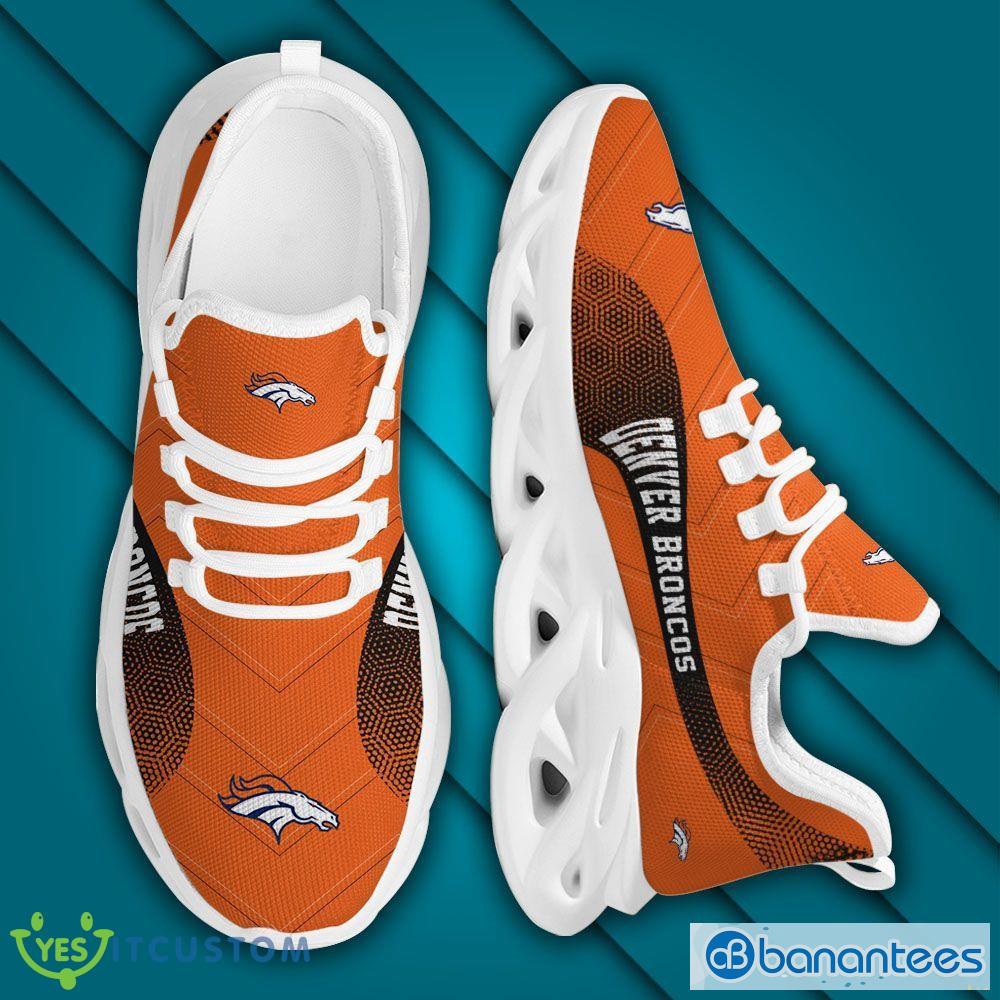 Denver Broncos NFL Striped Style Special Max Soul Shoes Running Sneakers  For Men And Women - YesItCustom