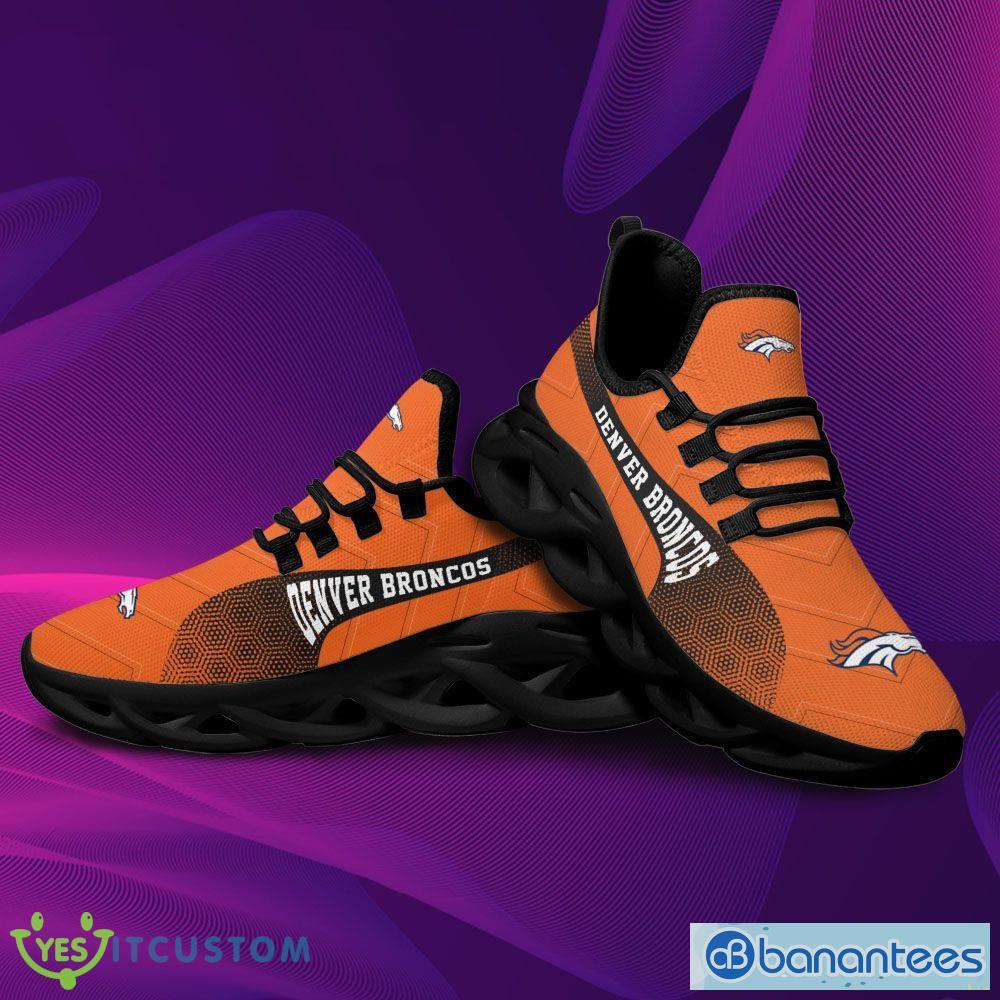 Denver Broncos NFL Striped Style Special Max Soul Shoes Running Sneakers  For Men And Women - YesItCustom