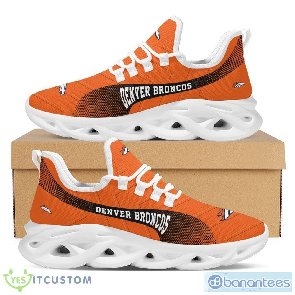 Denver Broncos NFL Striped Style Special Max Soul Shoes Running Sneakers  For Men And Women - YesItCustom