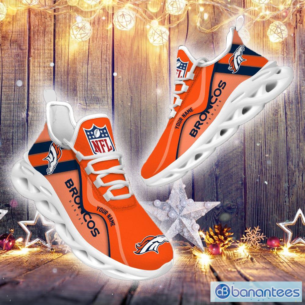 Denver Broncos NFL Max Soul Shoes Custom Name Sneakers For Men And