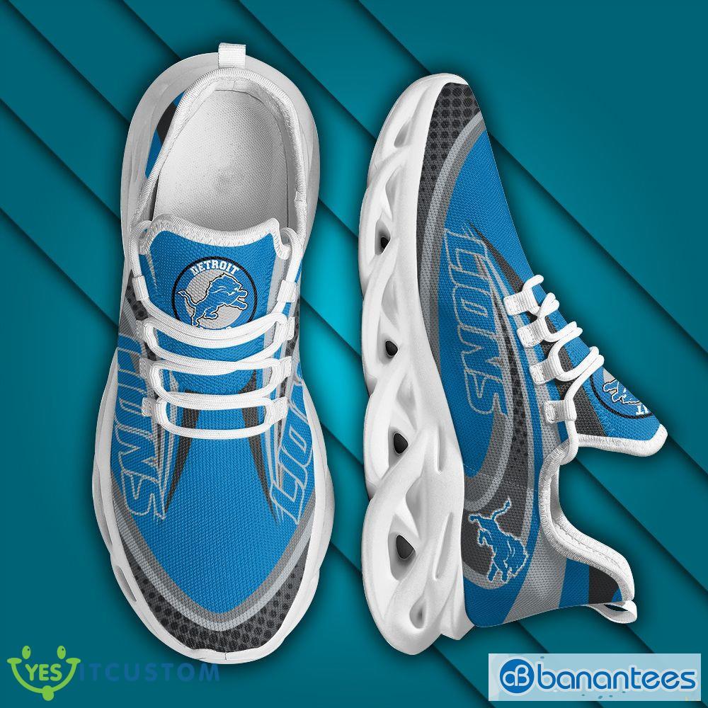 NFL Detroit Lions Blue Grey Max Soul Shoes - T-shirts Low Price