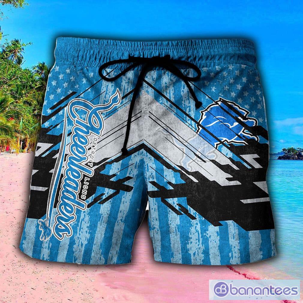 Detroit Lions NFL Football 3D Hawaiian Shirt And Shorts For Men And Women  Gift Fans - Banantees