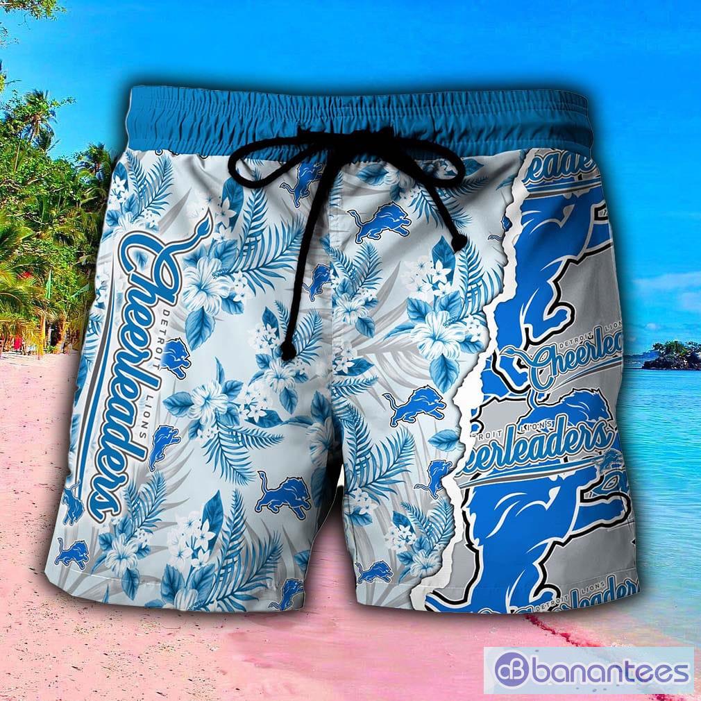 Men's Detroit Lions Hawaiian Shirt Tropical - Banantees