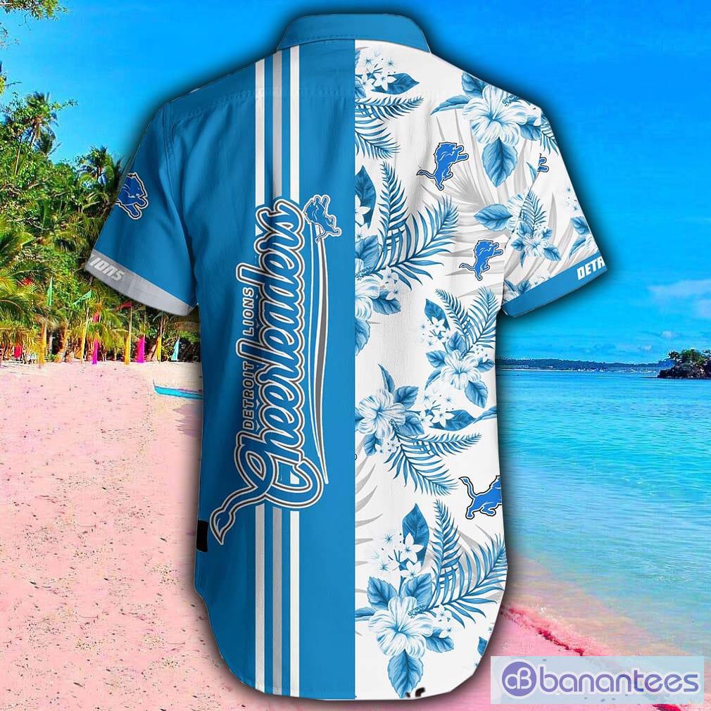 Detroit Lions NFL Custom Name Hawaiian Shirt - Banantees