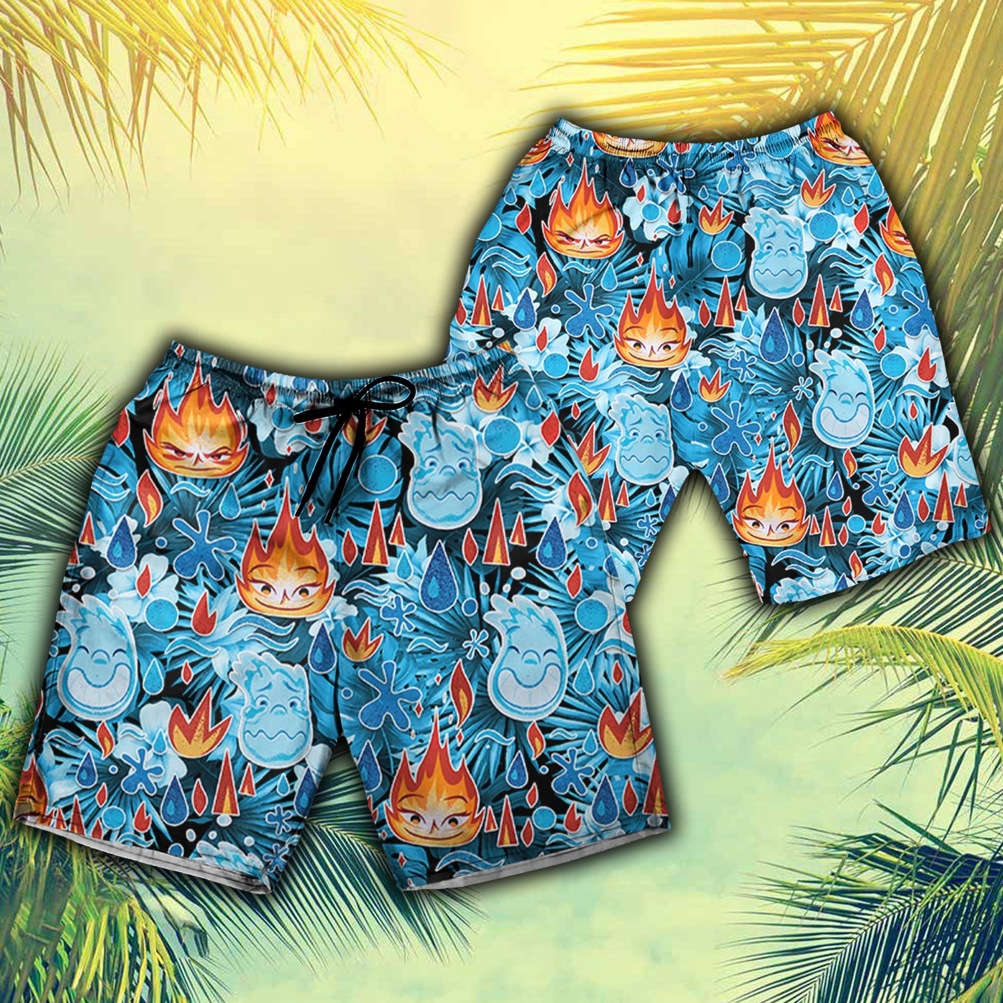 Ember Wade Disney Elemental Couple Matching Shirt - Jolly Family Gifts