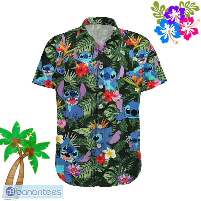 Disney Stitch Tropical Hawaiian Shirt