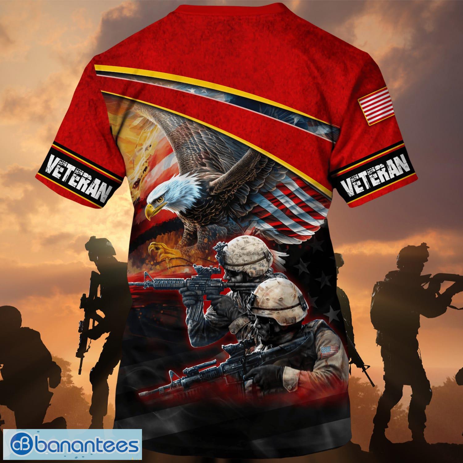 Eagles Honor Red Heroes US Veteran All Gave Some Some Gave Al Tshirt 3D  Hoodie AOPl - Banantees