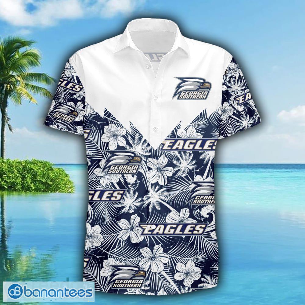 Georgia Southern Eagles 3D Hawaiian Shirt Grunge Polynesian TattooNCAA  Summer Beach For Fans Gift - Freedomdesign