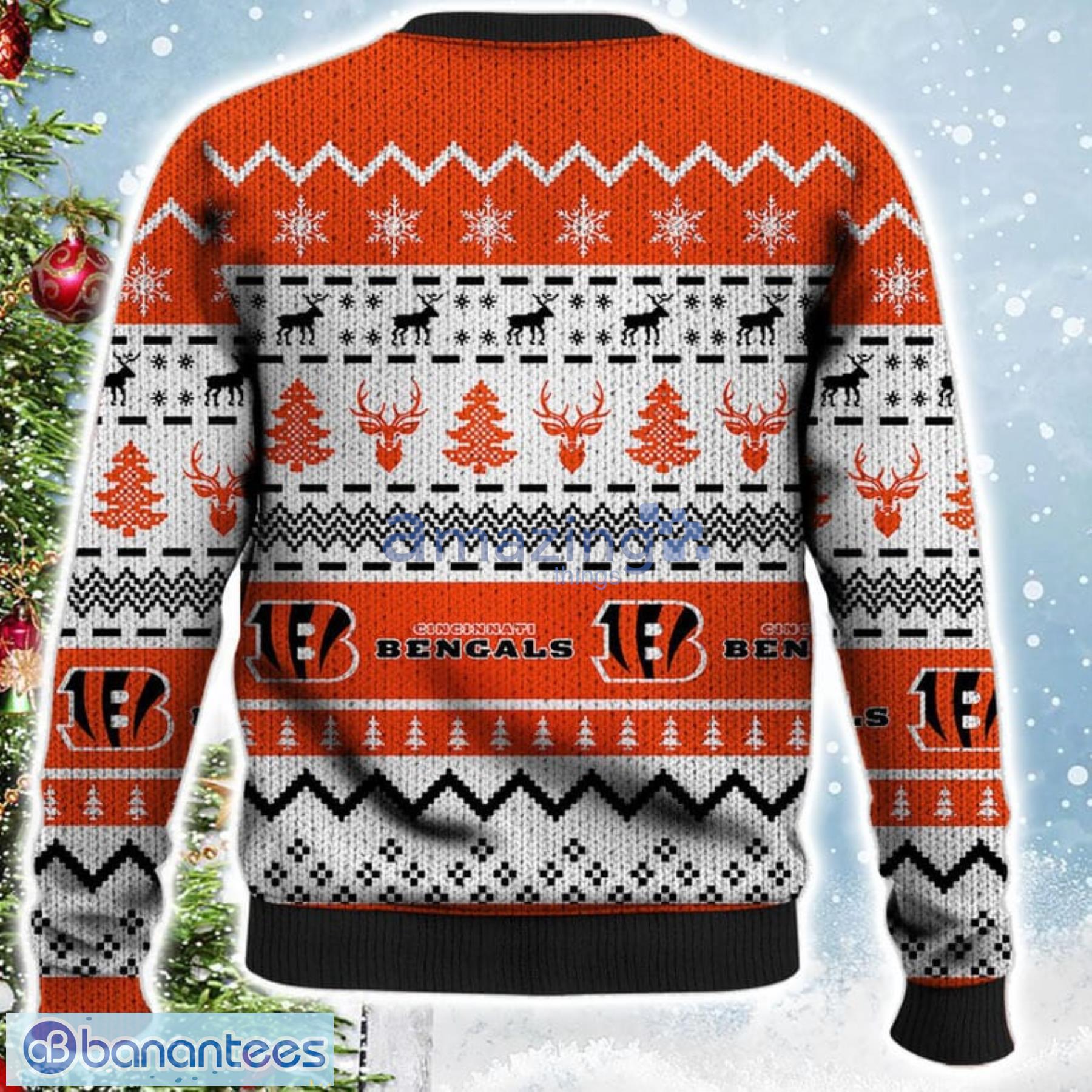 NFL Cincinnati Bengals New Season Gather Ugly Christmas 3D Sweater -  Banantees