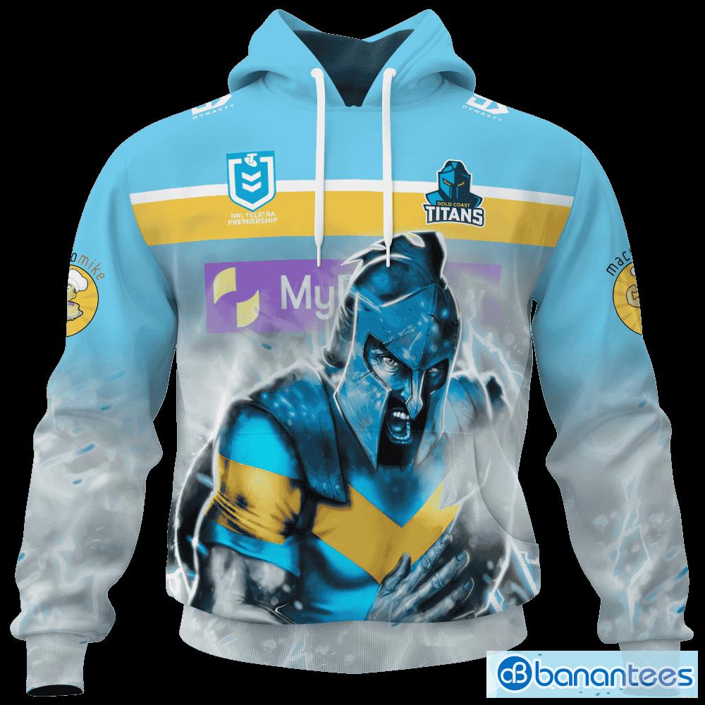 North Queensland Cowboys AOP NRL Custom Number And Name 3D Hoodie Zip  Hoodie T Shirt Gift For Fans - Banantees