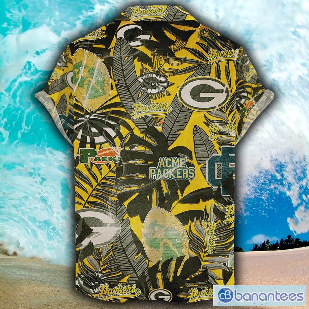 Green Bay Packers 3D Hawaiian Retro NFLTropical Beach Men And Women For  Fans Gift - Banantees
