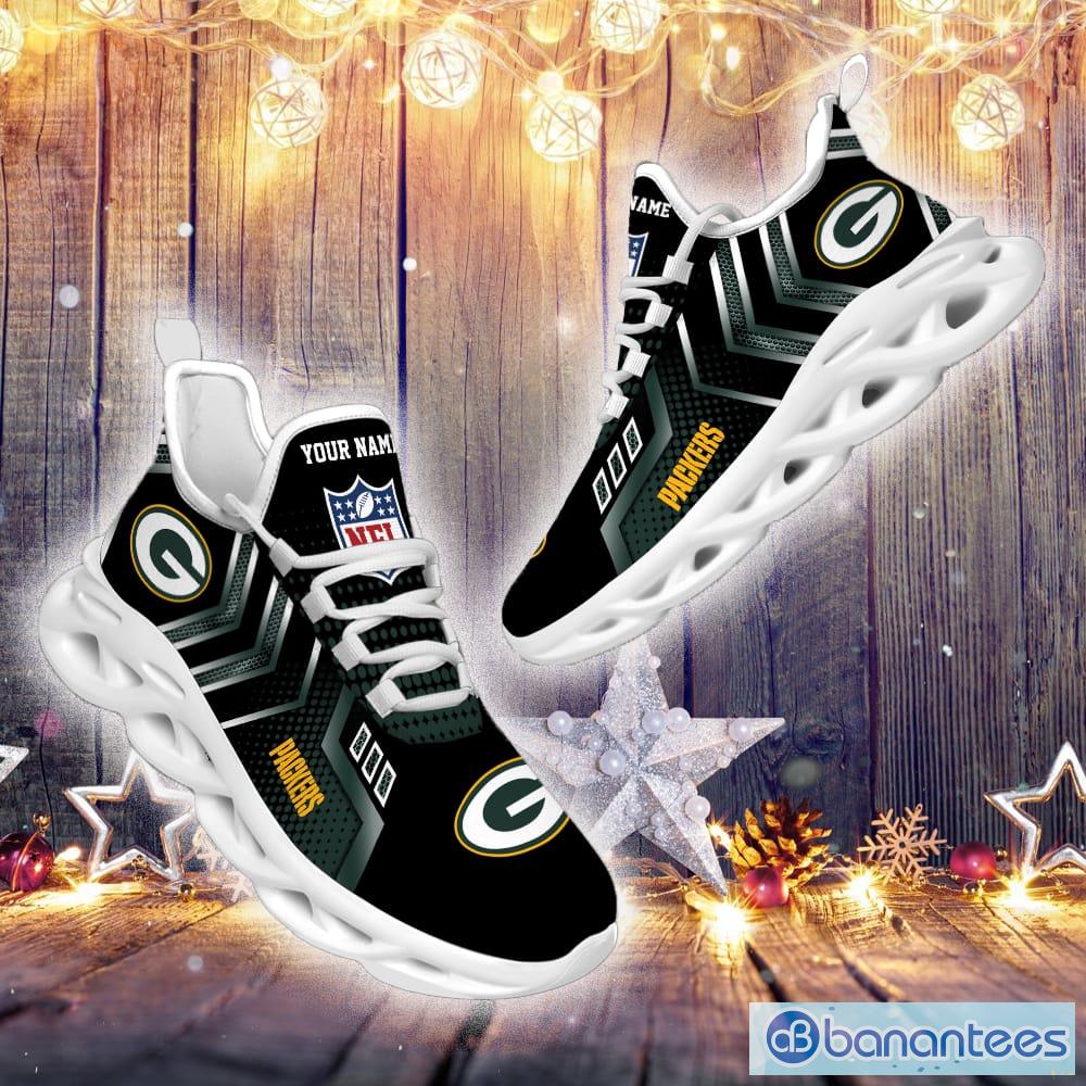 Custom Name NFL Teams Green Bay Packers Max Soul Shoes Style Gift