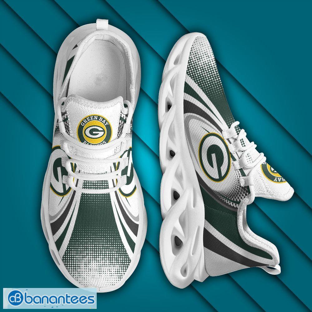 Green Bay Packers Custom Name NFL Max Soul Shoes Gift For Fans Running  Sneaker - Banantees