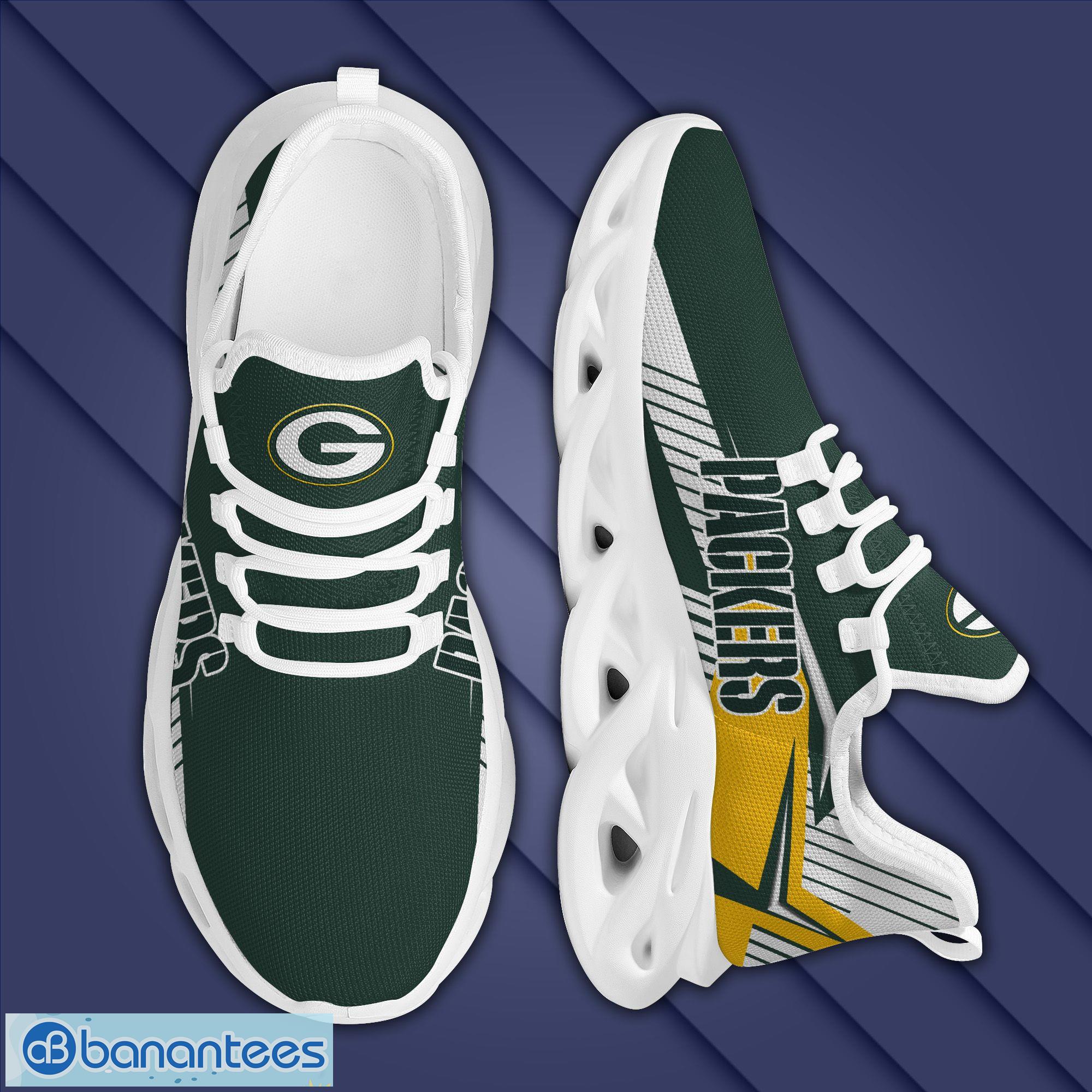 Mens And Womens Green Bay Packers Lightweight Sneakers Packers Running Shoes  5 in 2023