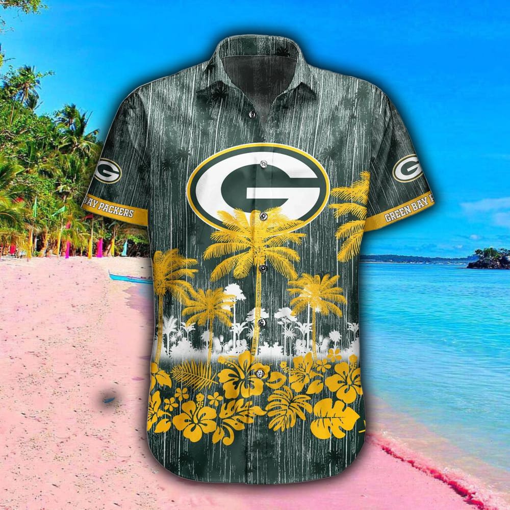 Nfl Green Bay Packers V2 Summer Hawaiian Shirt And Shorts - Banantees