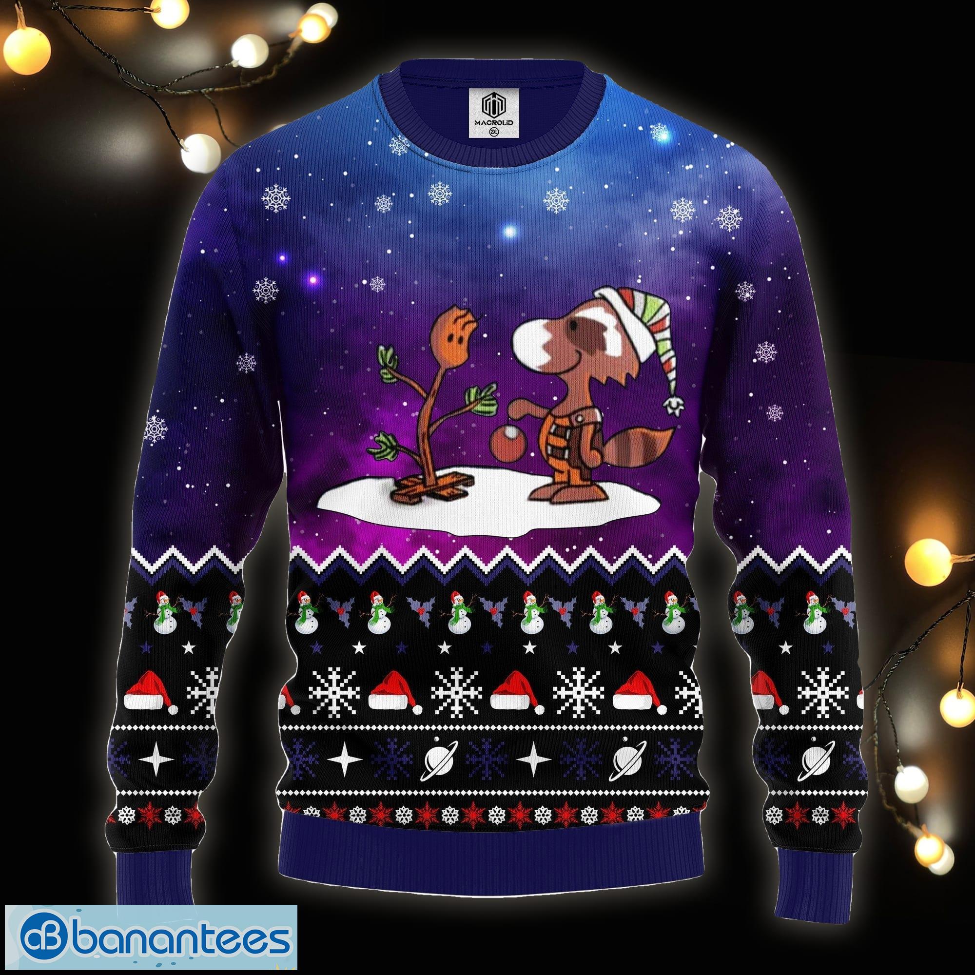 Guardian Of Galaxy X Snoopy Ugly Christmas Sweater For Men Women - Banantees