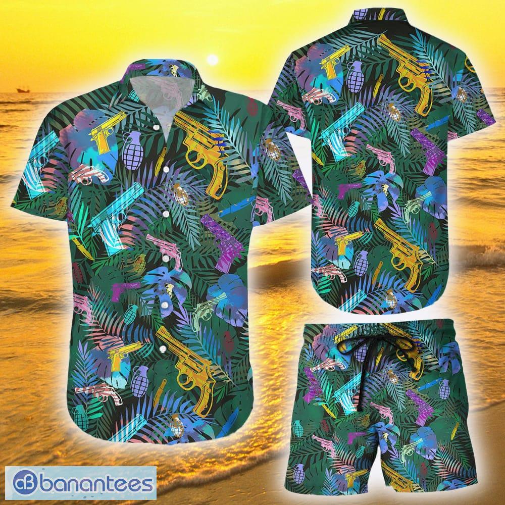 Tropical Tennessee Titans Nfl Summer Hawaiian Shirt And Shorts - Banantees