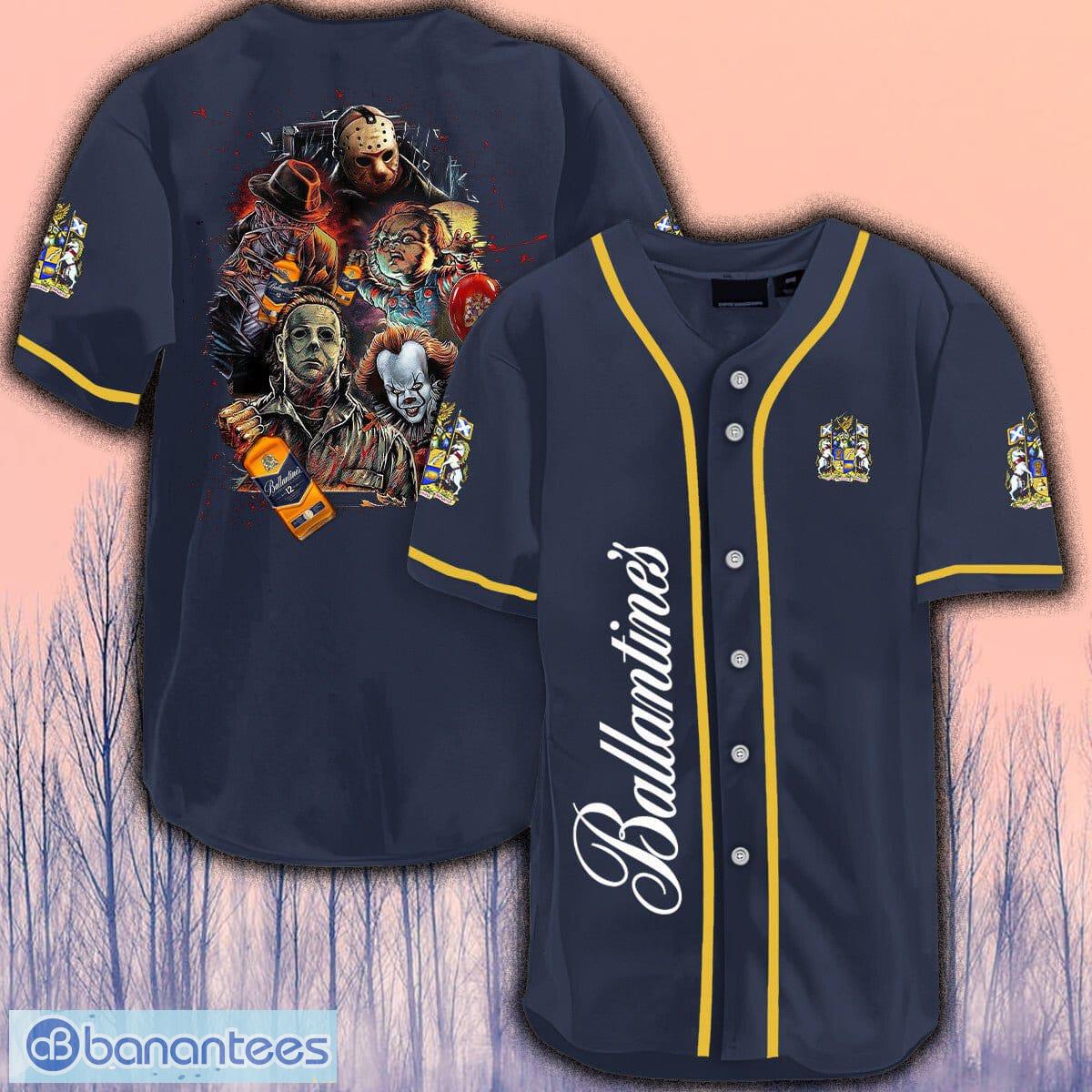 Band Ghost Style 5 Baseball Jersey Shirt Custom Number And Name - Banantees