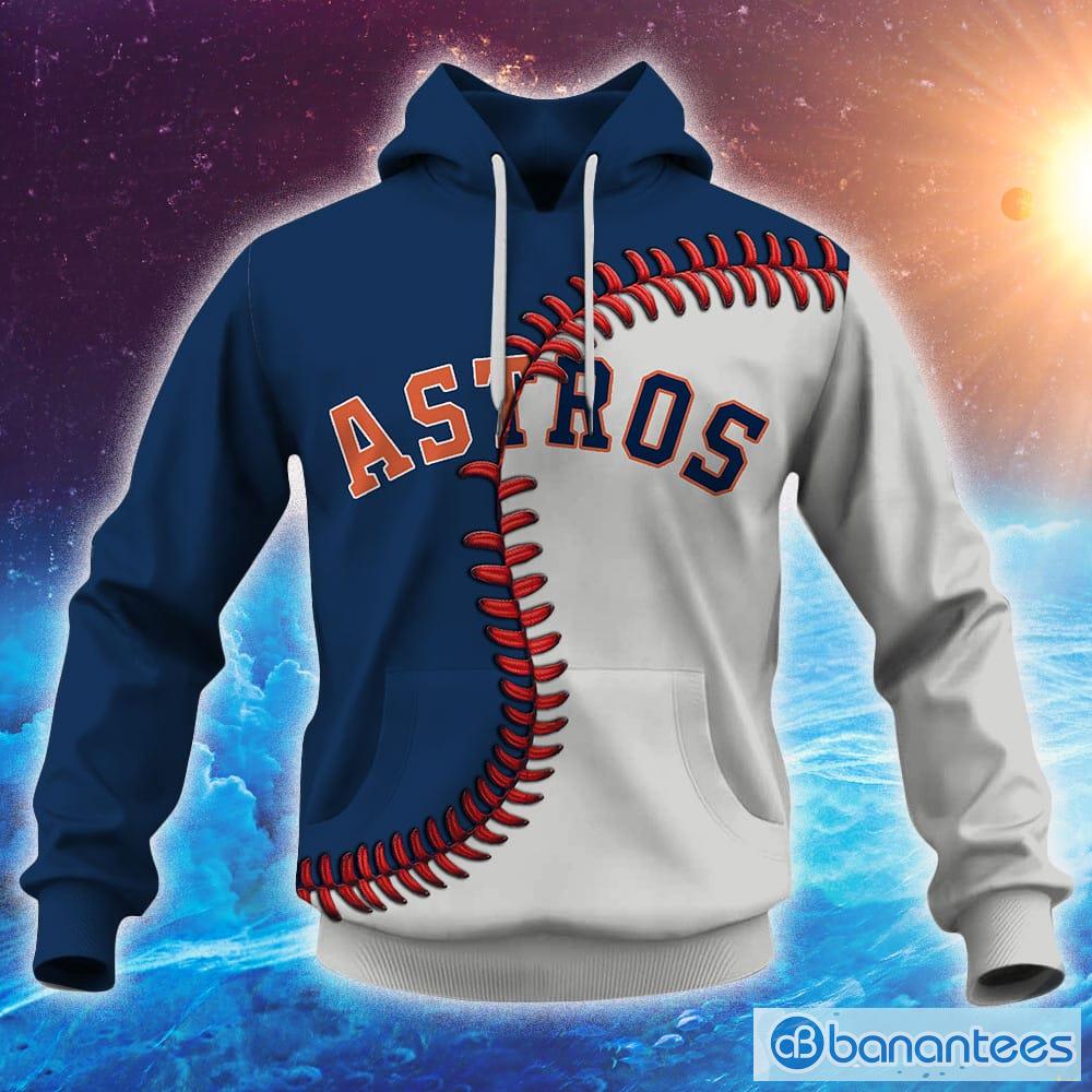 Houston Astros MLB Custom Number And Name 3D Hoodie For Men And
