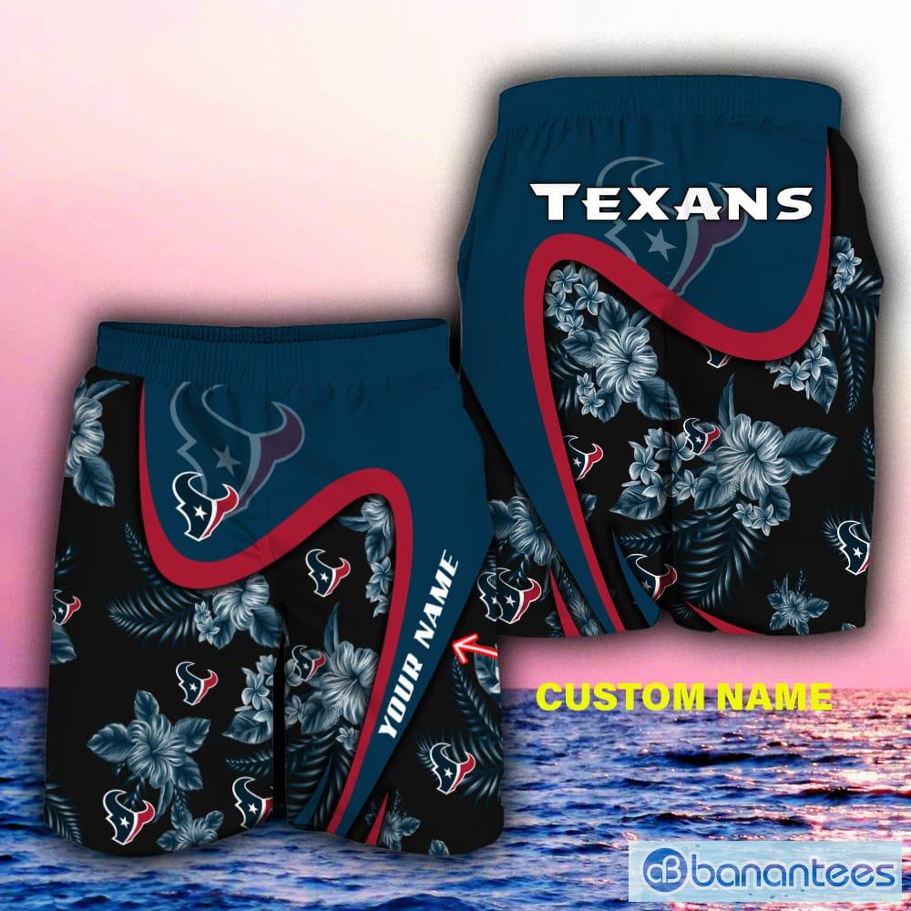 Houston Texans Hawaiian Shirt NFL Football Custom Name Hawaiian