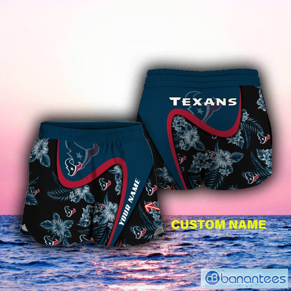 Houston Texans Custom Name NFL Hawaiian Shirt And Shorts Gift For