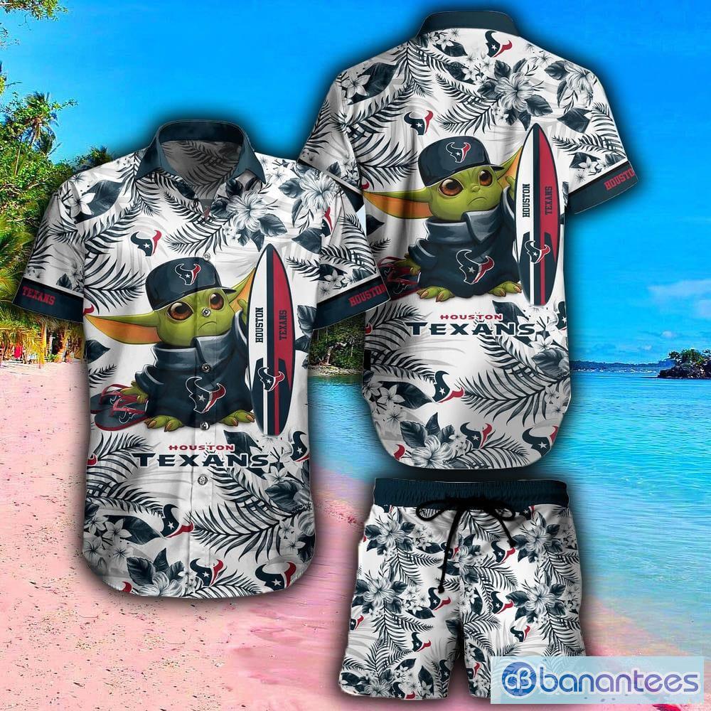 Personalized NFL Houston Texans Combo Hawaiian Shirt And Shorts