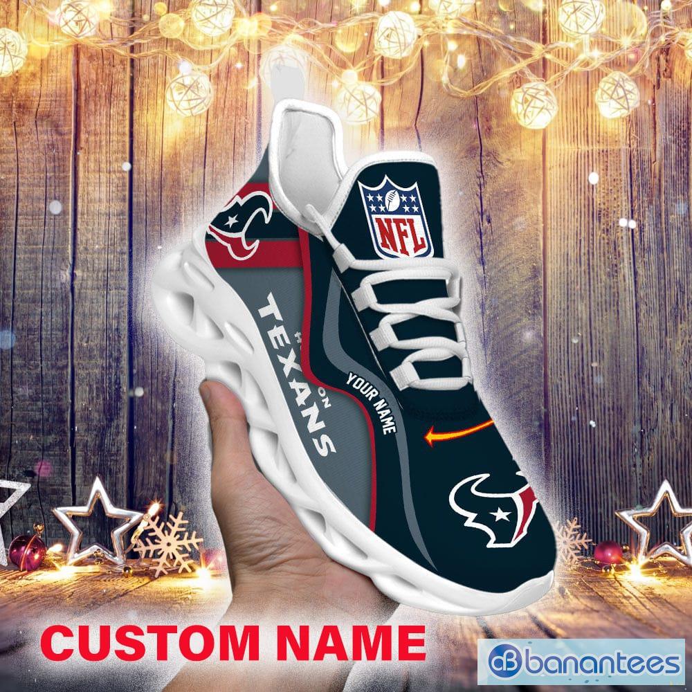 Personalized Your Name And Custom Number NFL Houston Texans Hoodie 3D Gifts  For Veterans Day