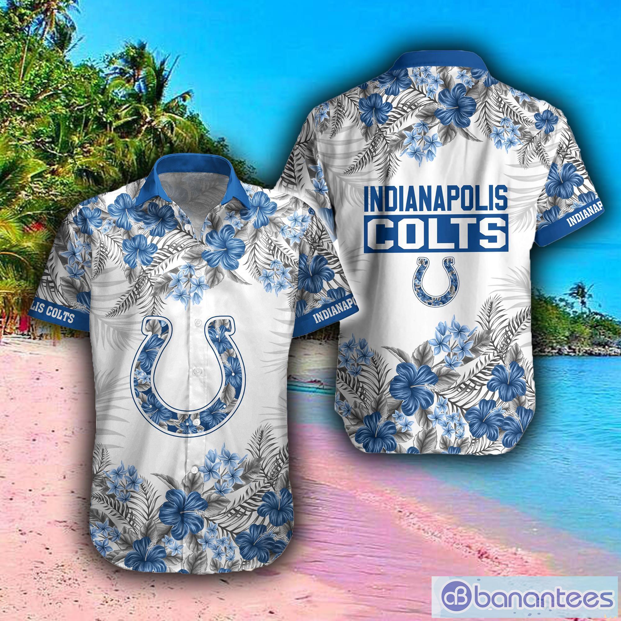 Indianapolis Colts 3D Hawaiian Shirt And Shorts For Men And Women