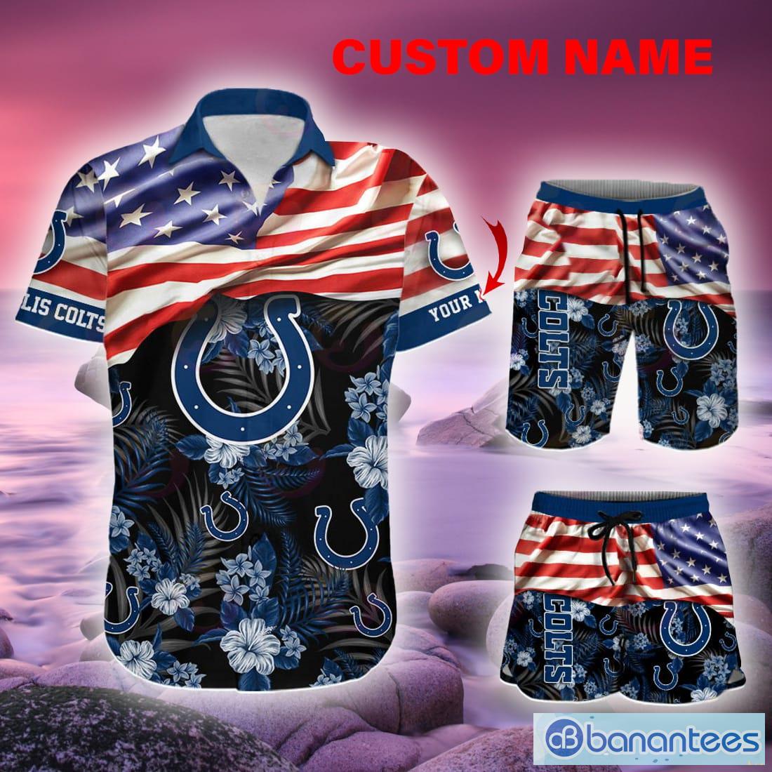 Indianapolis Colts Go Colts Custom Name Baseball Jersey