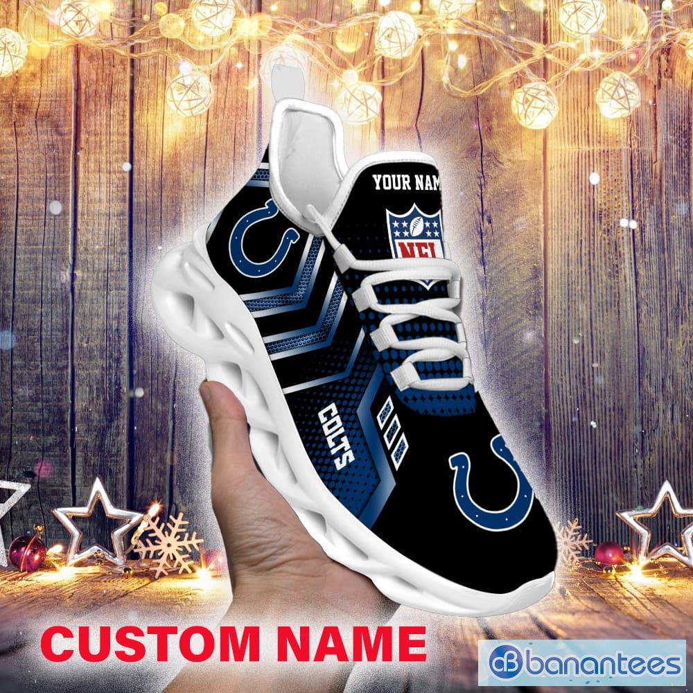 Indianapolis Colts Custom Name NFL Max Soul Shoes Gift For Fans Running  Sneaker - Banantees