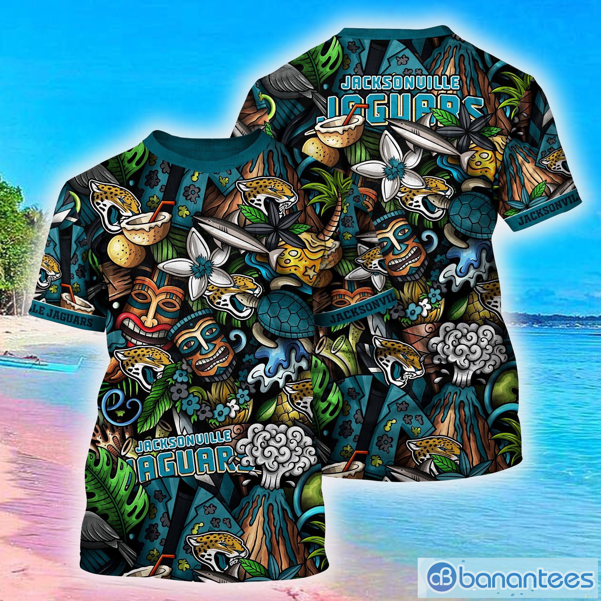 Jacksonville Jaguars Nfl All Over Printed 3D Shirt For Fans - Banantees