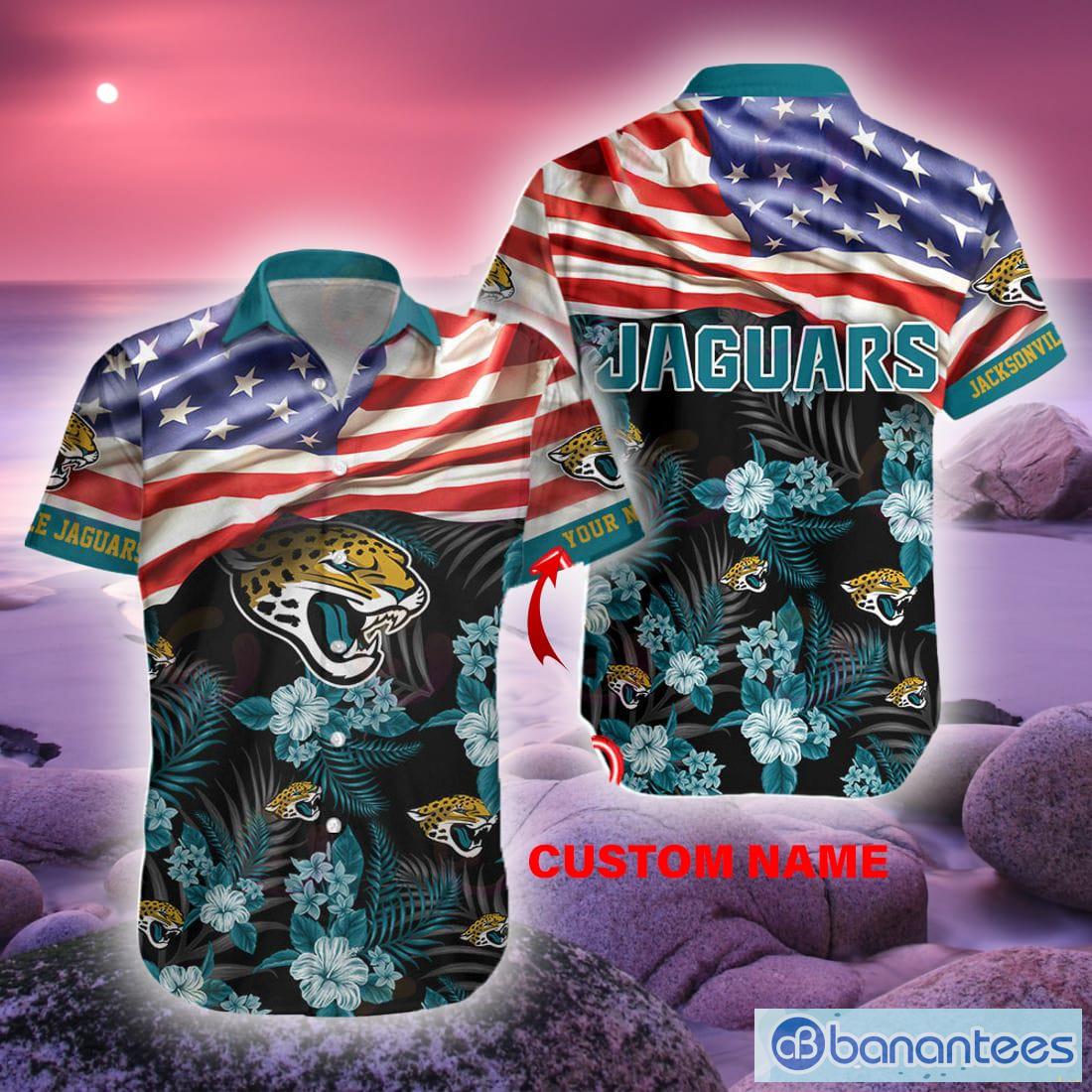 Jacksonville Jaguars Custom Name NFL Hawaiian Shirt And Shorts Gift For Men  And Women Fans - Banantees